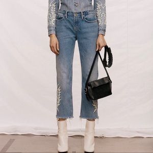 All Saints | Philly Embroidered Boyfriend Jeans 26